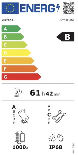 ULEFONE ARMOR 25T 4G 6GB/256GB FROST BLACK