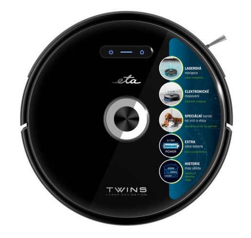 ETA TWINS 6240 90000 - ROBOTICKÝ VYSAVAČ