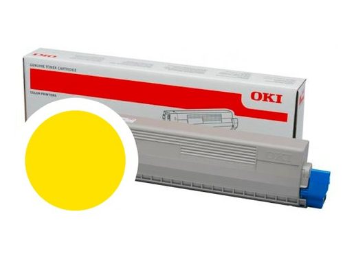 OKI ŽLUTÝ TONER DO C824/C834/C844 (5 000 STRAN)