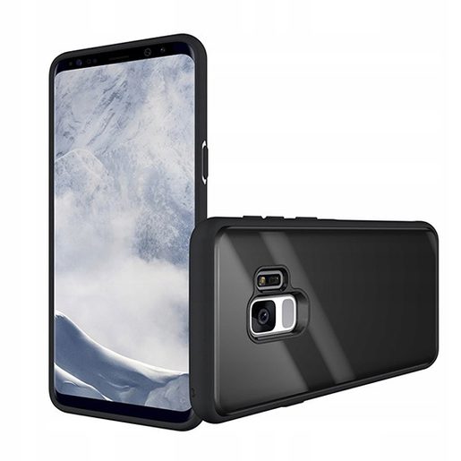 TPU GLASS POUZDRO PRO HUAWEI P30 BLACK