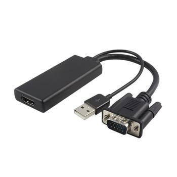 PREMIUMCORD VGA+AUDIO ELEKTRONICKÝ KONVERTOR NA ROZHRANÍ HDMI