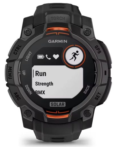 GARMIN INSTINCT 3 SOLAR BLACK