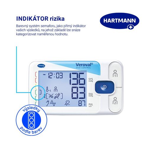 DUO CONTROL L PAŽNÍ TLAKOMĚR VEROVAL