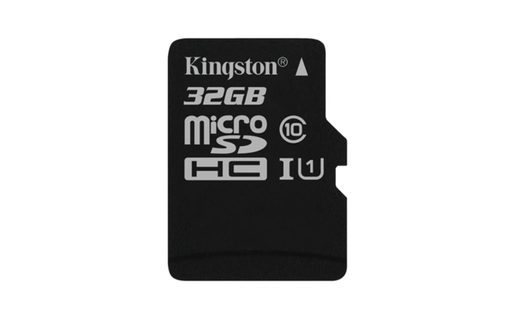 32GB MICROSDHC KINGSTON CL10 UHS-I 80R BEZ ADAP.