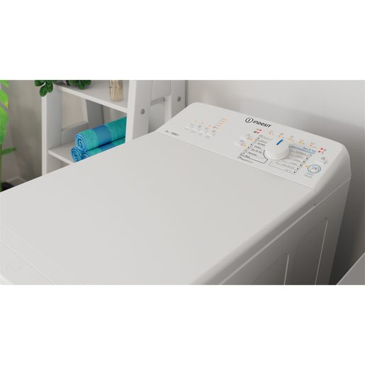 INDESIT BTW L60400EE/N - VRECHEM PLNĚNÁ PRAČKA