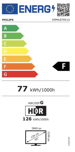 55" PHILIPS 55PML8709/12 - TELEVIZE