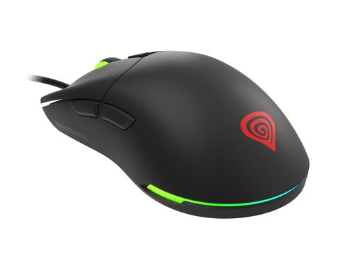 GENESIS HERNÍ OPTICKÁ MYŠ KRYPTON 750 8000DPI RGB, SW, ČERNÁ