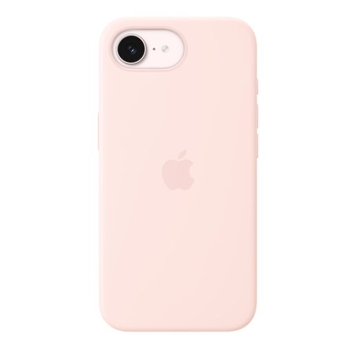 IPHONE 17E SILICONE CASE WITH MAGSAFE – SOFT PINK