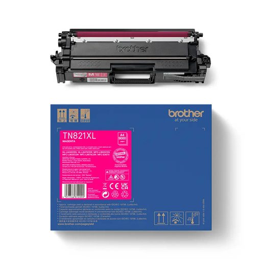 BROTHER TN-TN821XLM, TONER MAGENTA, 9 000 STR.