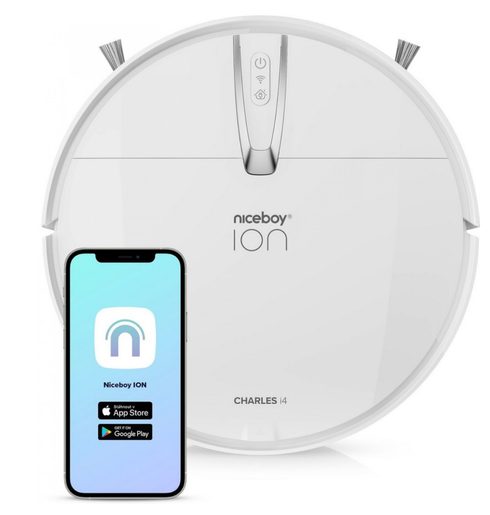 NICEBOY ION CHARLES I4 WHITE - ROBOTICKÝ VYSAVAČ