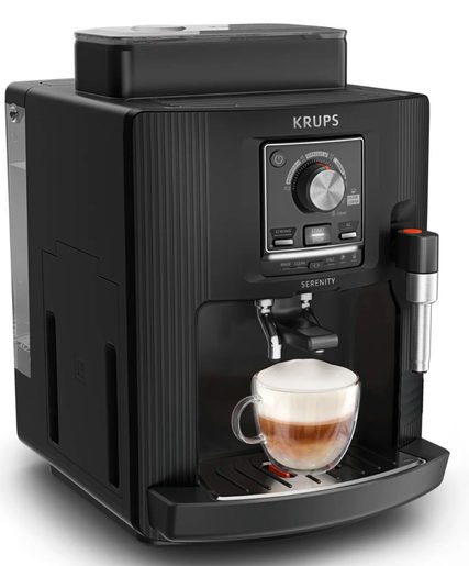 KRUPS EA4008E0 SERENITY BLACK - AUTOMATICKÝ KÁVOVAR