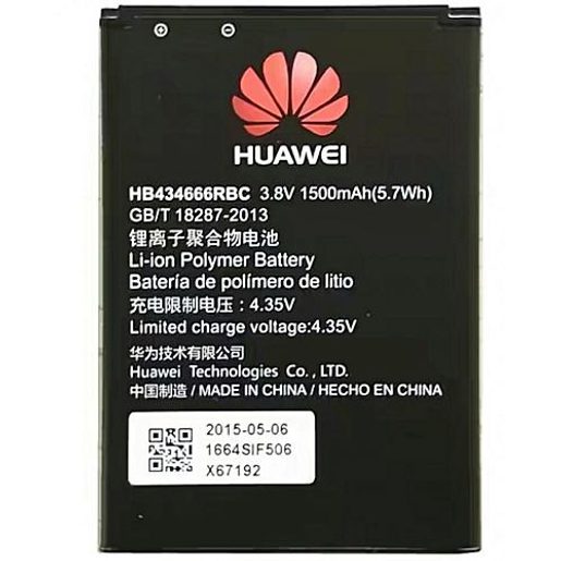 HB434666RBC HUAWEI BATERIE 1500MAH LI-POL (BULK)