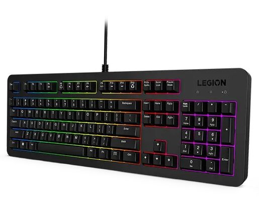 LENOVO LEGION K300 RGB/DRÁTOVÁ USB/CZ-SK LAYOUT/ČERNÁ