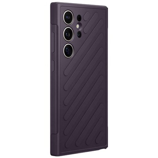 SAMSUNG TVRZENÝ ZADNÍ KRYT S24 ULTRA DARK VIOLET