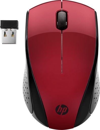 HP 220 SILENT WIRELESS MOUSE/RED