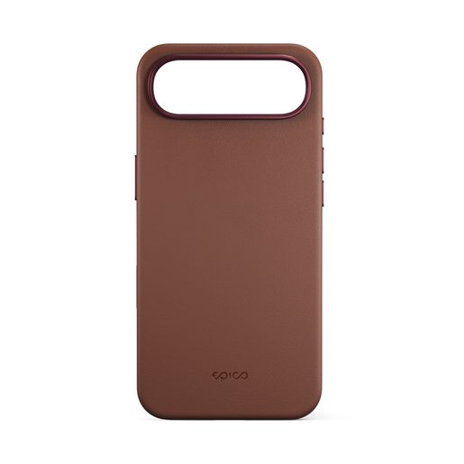 EPICO LEATHER MAG+ CASE IPHONE 17 AIR - HNĚDÁ
