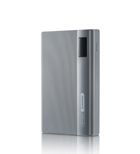 POWER BANK REMAX 2A 10000MAH LI-POL GRAY (RPP-53)