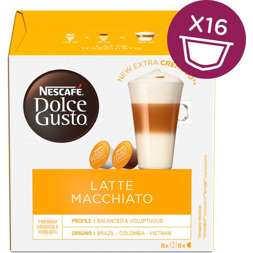 NESCAFÉ DOLCE GUSTO LATTE MACCHIATO - KÁVOVÉ KAPSLE 16 KS