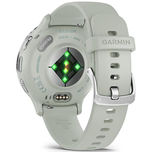 GARMIN VENU 3S SILVER/SAGE GRAY SILICONE BAND