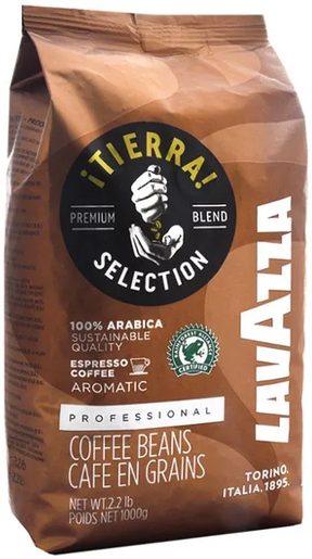 LAVAZZA TIERRA ZRNKOVÁ KÁVA 1 KG