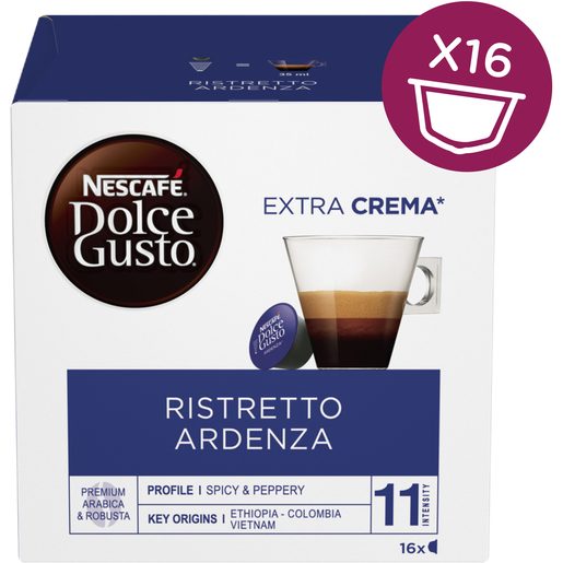 NESCAFÉ DOLCE GUSTO RISTRETTO ARDENZA - KÁVOVÉ KAPSLE 16 KS