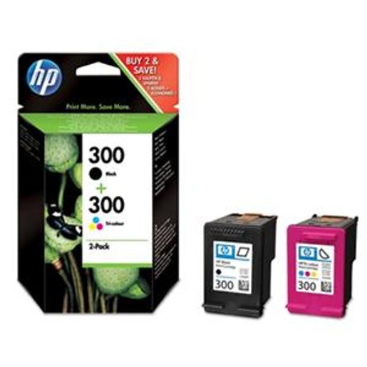 HP 300 - COMBO PACK (ČERNÁ, 3BAREVNÁ), CN637EE