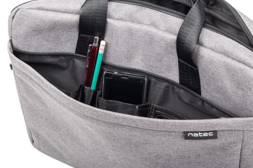 BRAŠNA PRO NB NATEC MUSTELA 15,6", ŠEDÁ