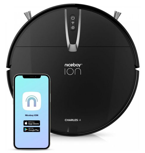 NICEBOY ION CHARLES I4 BLACK - ROBOTICKÝ VYSAVAČ