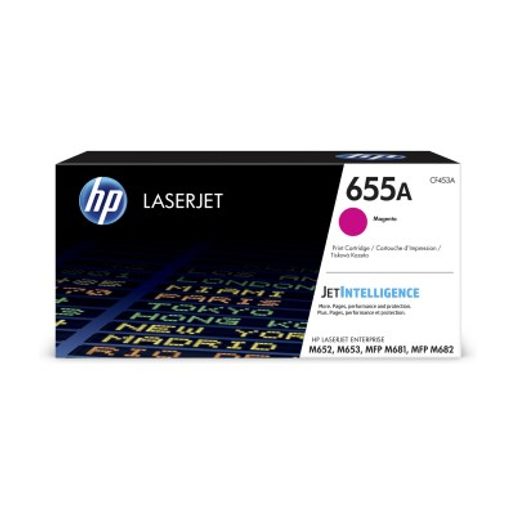 HP 655A PURPUROVÁ LASERJET CARTRIDGE, CF453A