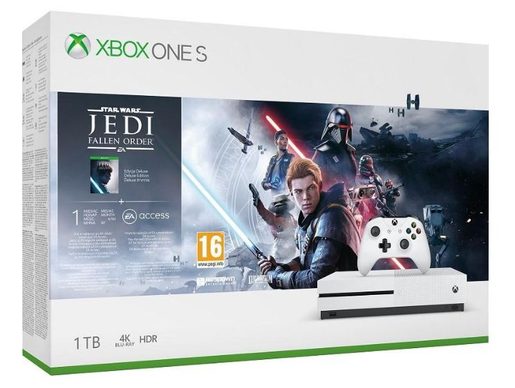 XBOX ONE S 1 TB + STAR WARS: FALLEN JEDI ORDER