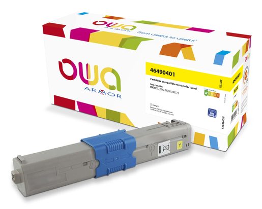 OWA ARMOR TONER PRO OKI 46490401,ŽLUTÁ/YELLOW