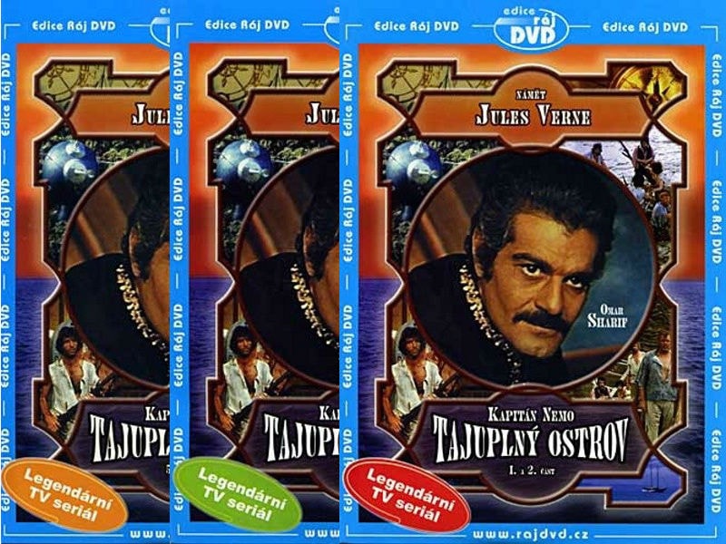 DVD Tajuplný ostrov (Omar Sharif) 3xDVD - EasyBuy.cz - Levné knihy a DVD
