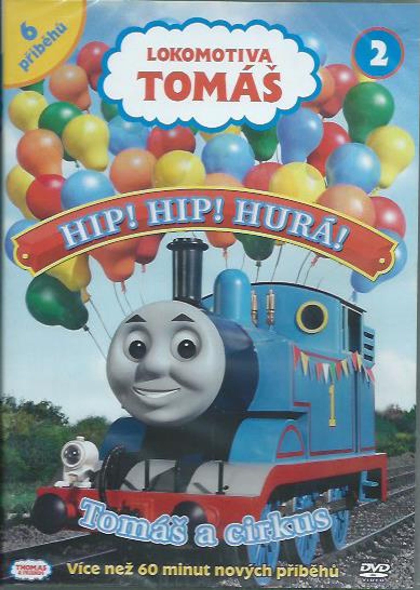 DVD Lokomotiva Tom 2 - Hip! Hip! Hur! Tom a cirkus
