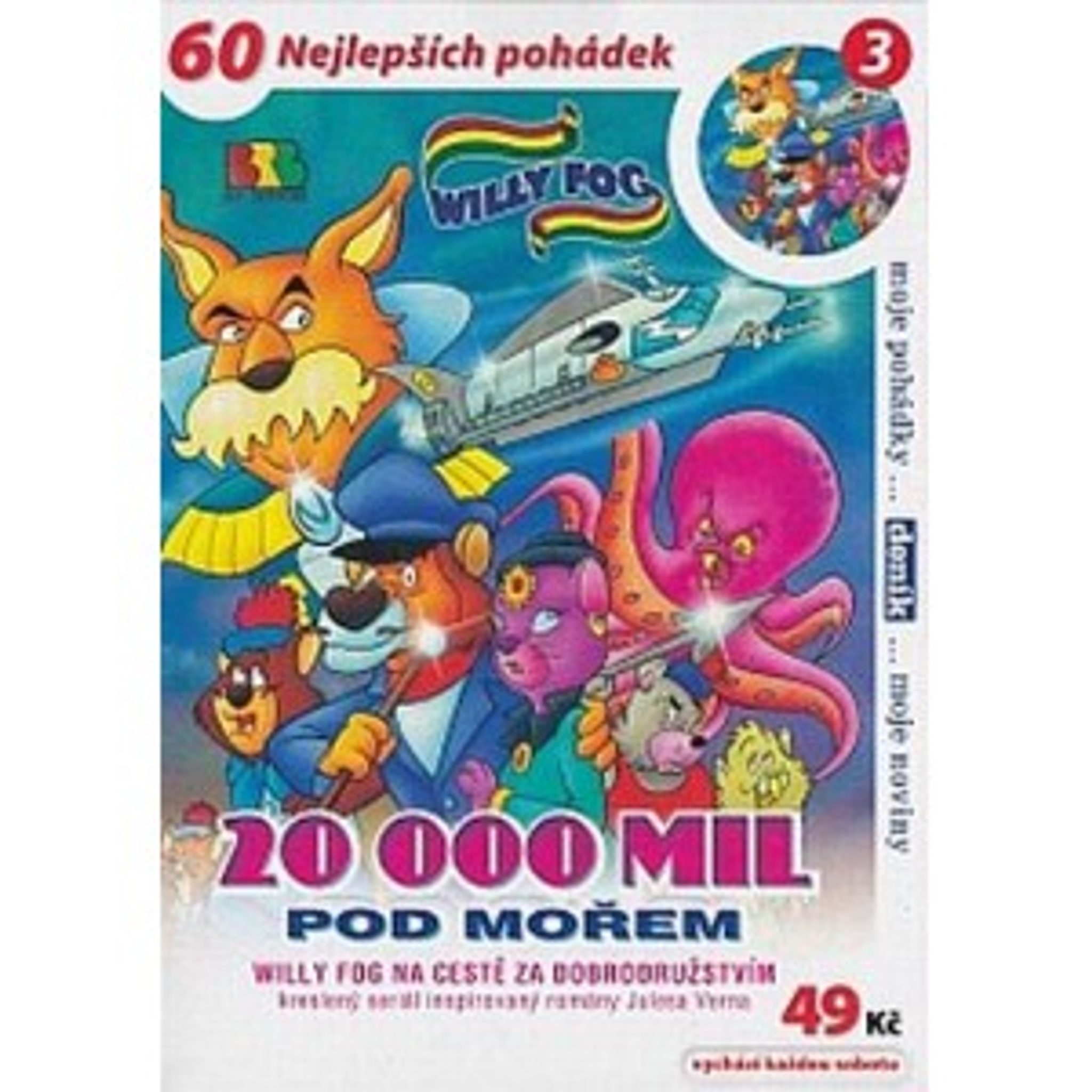 DVD Willy Fog - 20000 mil pod mořem 3