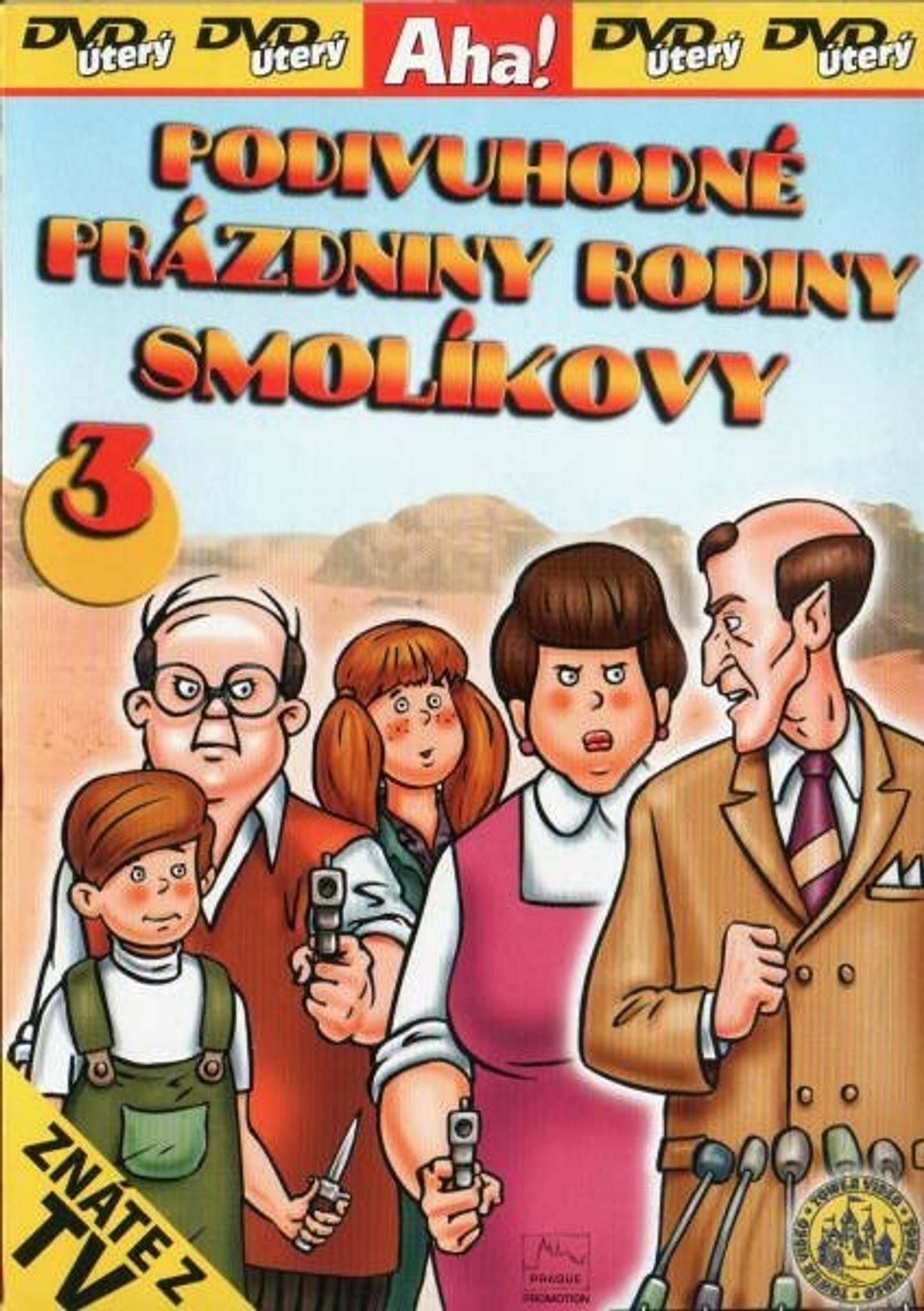 DVD Podivuhodn przdniny rodiny Smolkovy 3