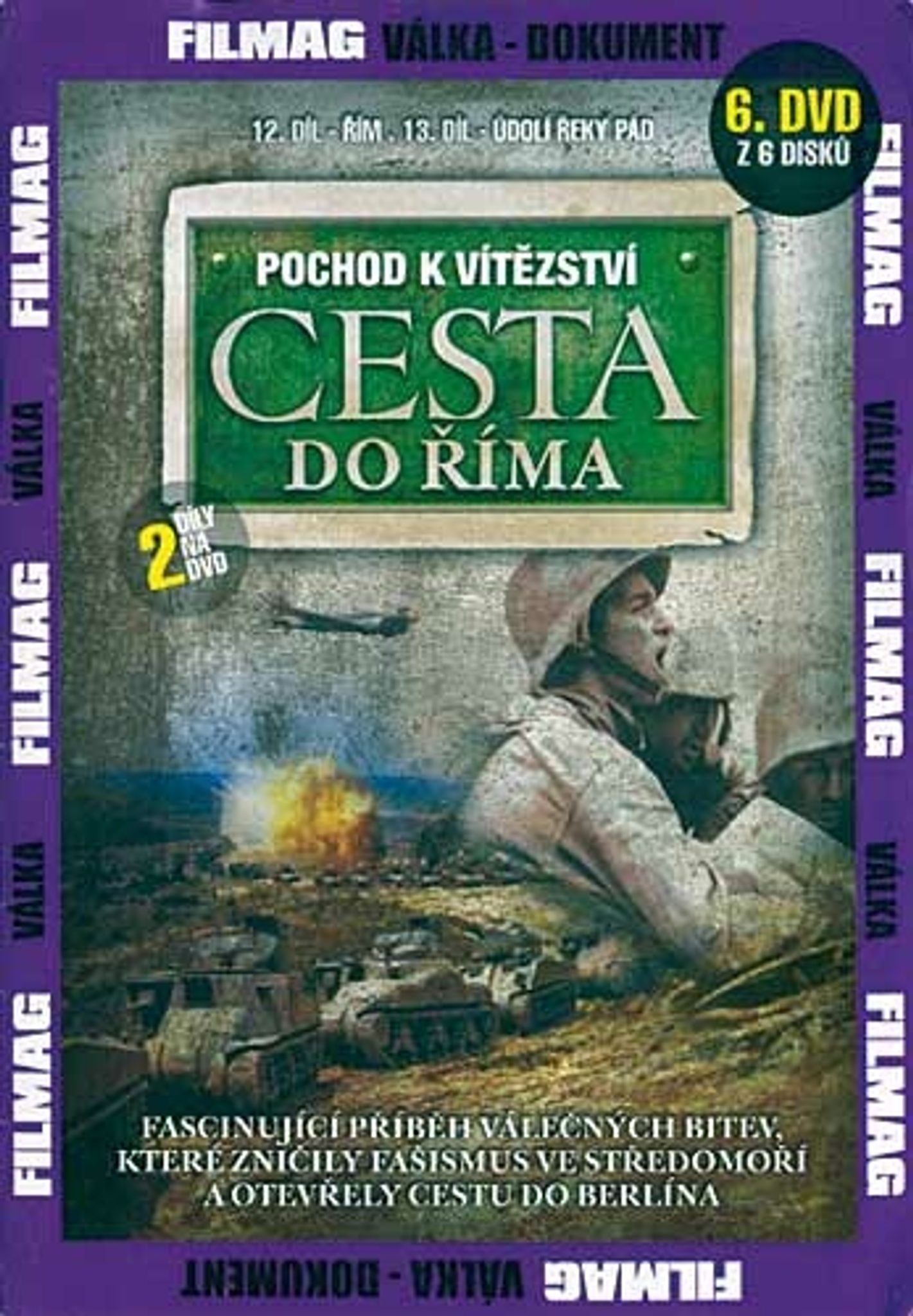 DVD Pochod k vítězství - Cesta do Říma 6