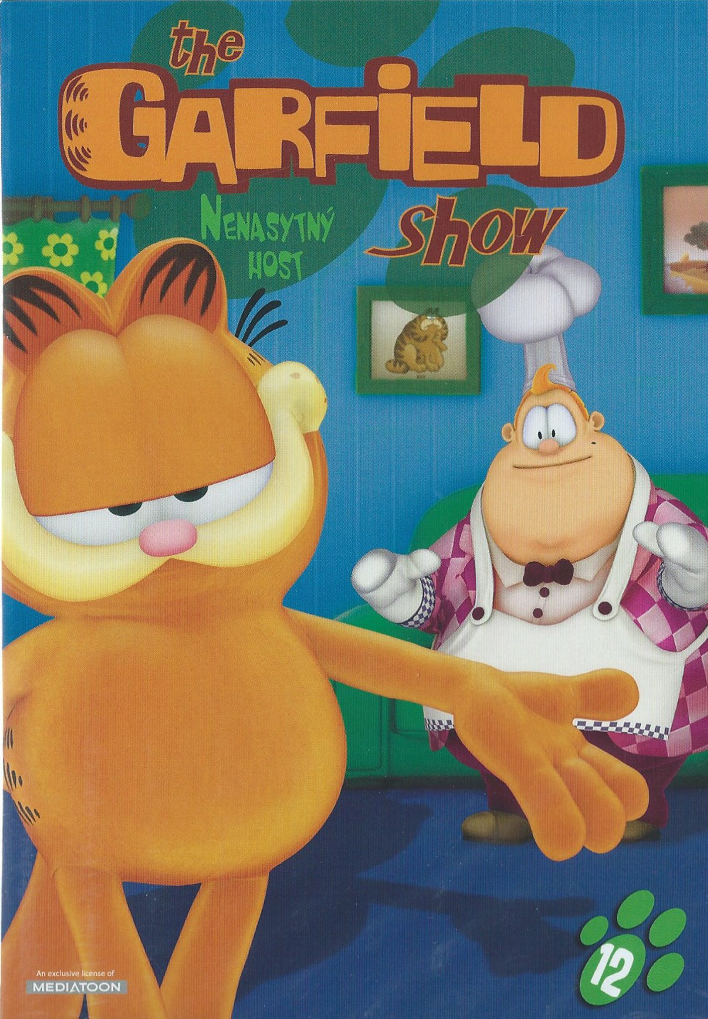 DVD The Garfield show 12 - Nenasytn host