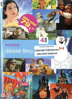 DVD kolekce Dětské filmy - Kouzelný kolotoč / 20 000 mil pod mořem / Alenka v říši divů / Zachránci moře