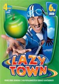 DVD Lazy Town 1. série 6. disk (Slim box)