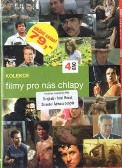 DVD kolekce Filmy pro nás chlapy - Dvojčata / Total Recall / Štvanec / Špinavá dohoda