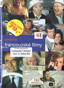 DVD kolekce Francouzské filmy - Cartouche / Smolař / Taxi 3 / Velký Šéf