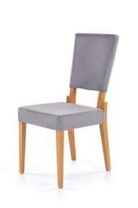 Jídelní židle SORBUS, šedá/medový dub