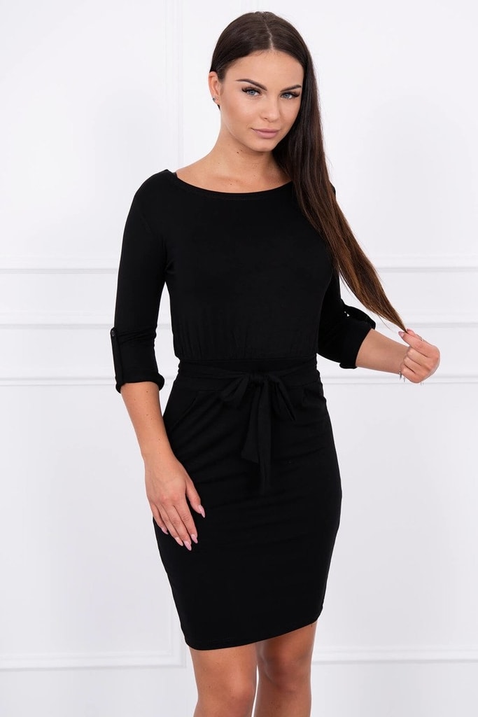 Elegantné čierne šaty - Kesi - Šaty pre voľný čas - vasa-moda.sk