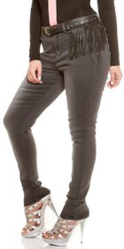 Trendy dámské džíny s páskem