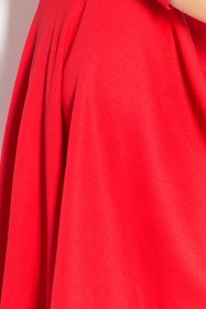 Červené dámské šaty 90-4