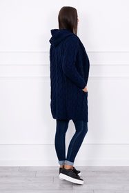 Dámský svetr s kapucí