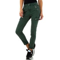 Zelené cargo džíny