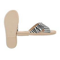 Pantofle s motivem zebry