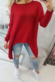 Červený dámský svetr