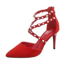 Společenské červené sandálky